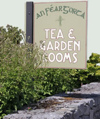 The Tea & Garden Rooms Sign, Ballyvaughan, Co Clare